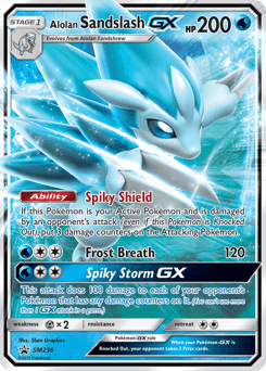 Alolan Sandslash-GX SM Black Star Promos #SM236