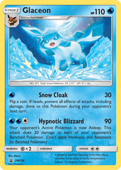 Glaceon SM Black Star Promos #SM238