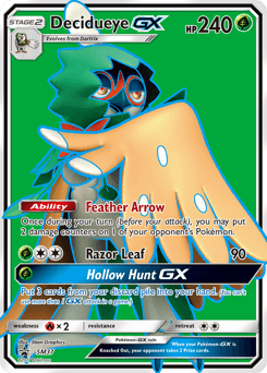 Decidueye-GX SM Black Star Promos #SM37