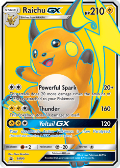 Raichu-GX SM Black Star Promos #SM90