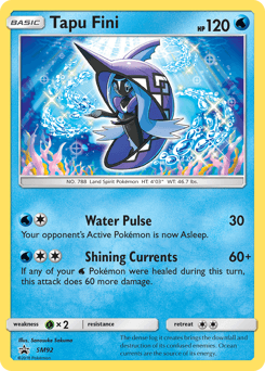 Tapu Fini SM Black Star Promos #SM92