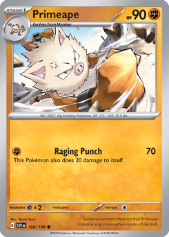 Primeape Scarlet & Violet #108