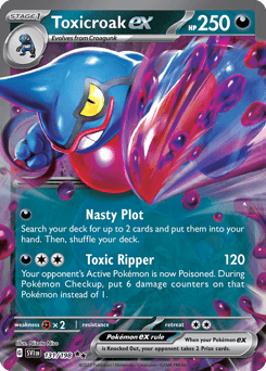 Toxicroak ex Scarlet & Violet #131