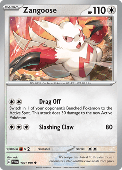 Zangoose Scarlet & Violet #147