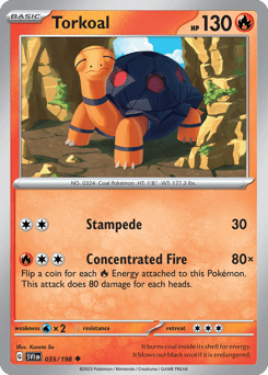 Torkoal Scarlet & Violet #35