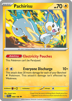 Pachirisu Scarlet & Violet #68