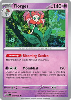 Florges Scarlet & Violet #93