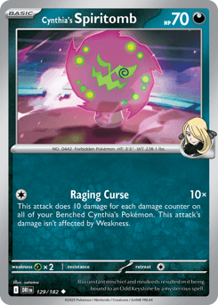 Cynthia's Spiritomb Destined Rivals #129