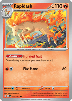 Rapidash Destined Rivals #30
