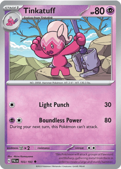 Tinkatuff Paldea Evolved #103