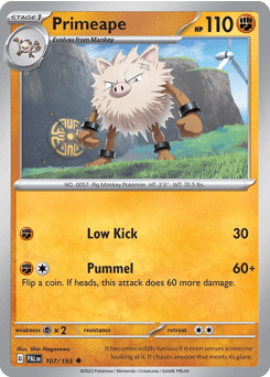 Primeape Paldea Evolved #107