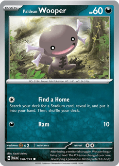 Paldean Wooper Paldea Evolved #128