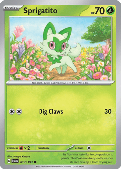 Sprigatito Paldea Evolved #13