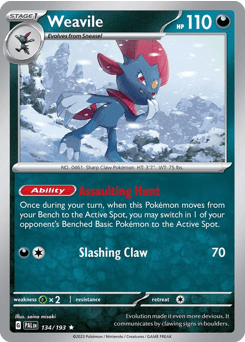 Weavile Paldea Evolved #134