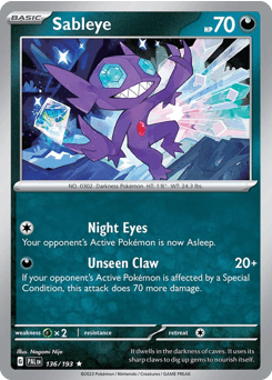 Sableye Paldea Evolved #136