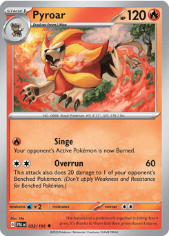 Pyroar Paldea Evolved #32