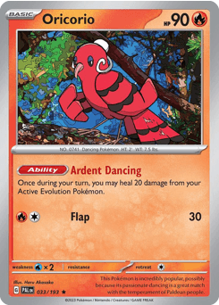 Oricorio Paldea Evolved #33