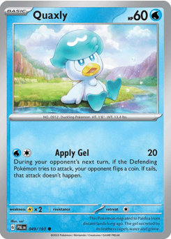 Quaxly Paldea Evolved #49