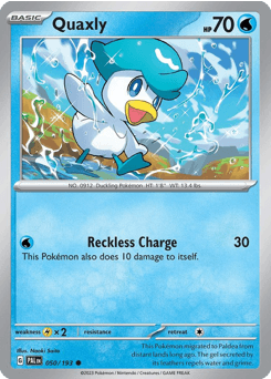 Quaxly Paldea Evolved #50