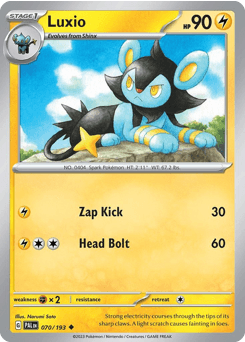 Luxio Paldea Evolved #70