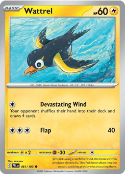 Wattrel Paldea Evolved #81