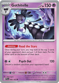 Gothitelle Paldea Evolved #92