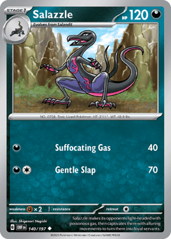 Salazzle Obsidian Flames #140