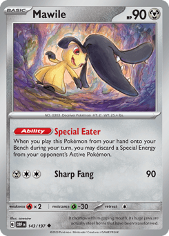 Mawile Obsidian Flames #143