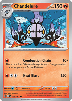 Chandelure Obsidian Flames #38