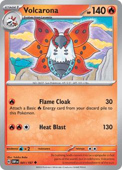 Volcarona Obsidian Flames #41