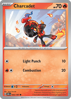 Charcadet Obsidian Flames #43