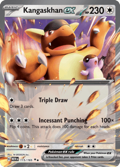 Kangaskhan ex 151 #115