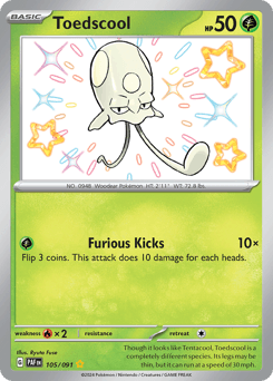 Toedscool Paldean Fates #105