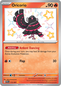 Oricorio Paldean Fates #113