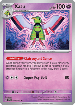 Xatu Paldean Fates #26