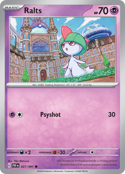 Ralts Paldean Fates #27