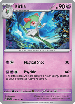 Kirlia Paldean Fates #28