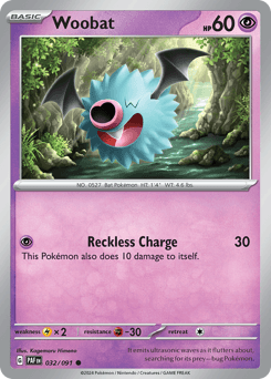Woobat Paldean Fates #32