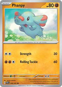 Phanpy Paldean Fates #48