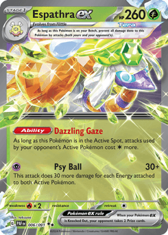 Espathra ex Paldean Fates #6