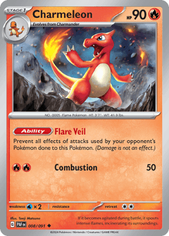 Charmeleon Paldean Fates #8