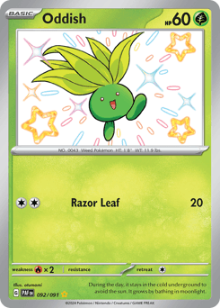 Oddish Paldean Fates #92