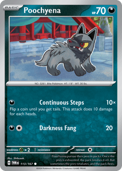 Poochyena Twilight Masquerade #113
