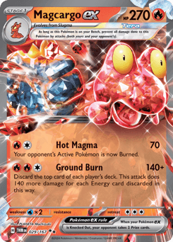 Magcargo ex Twilight Masquerade #29