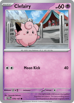 Clefairy Twilight Masquerade #78