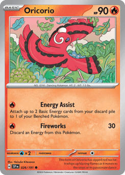 Oricorio Surging Sparks #26