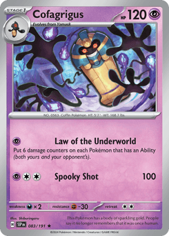 Cofagrigus Surging Sparks #83