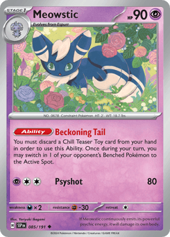 Meowstic Surging Sparks #85