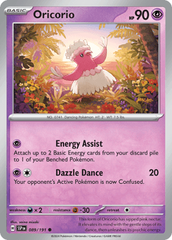 Oricorio Surging Sparks #89