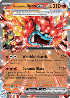Hearthflame Mask Ogerpon ex Prismatic Evolutions #17